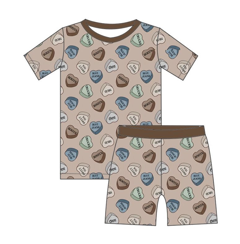 Muddy Hearts Two Piece