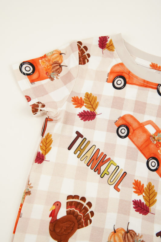 Truckin into Thanksgiving Kids Set