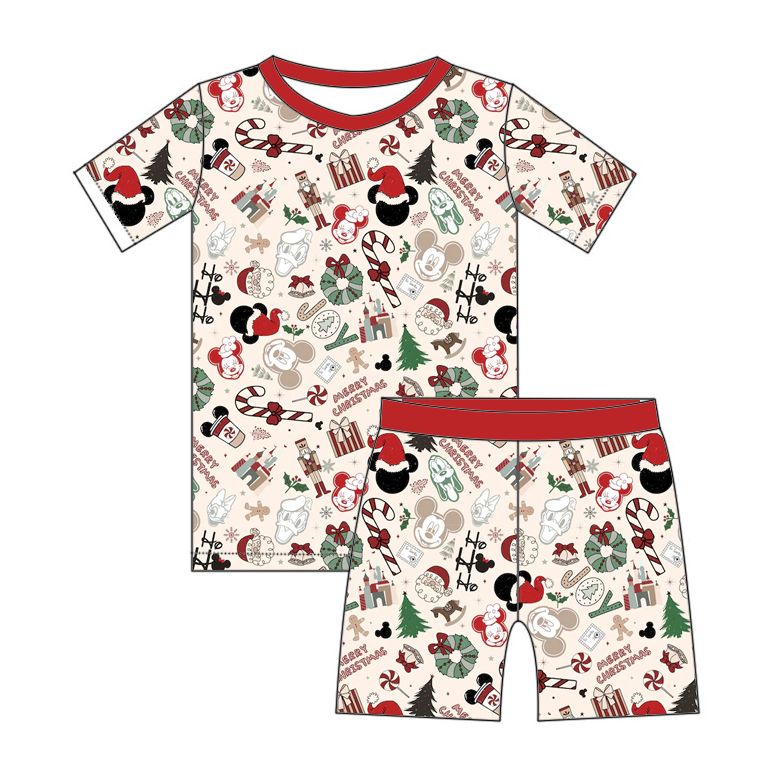 Disney Christmas Two Piece Shorty